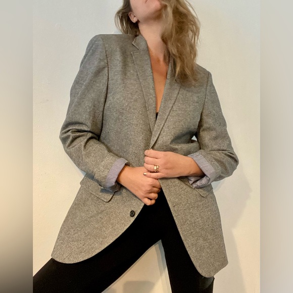 Lands end suit mens suit jacket (worn unisex) - Picture 6 of 16